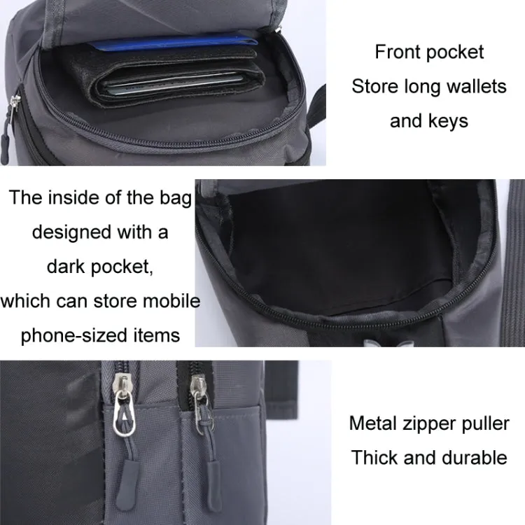 WEIKANI Single Shoulder Diagonal Mini Chest Bag Outdoor Sports Bag(Green)
