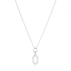 White Zirconia Capizzi Piccolo Necklace SJ-N42230-CZ