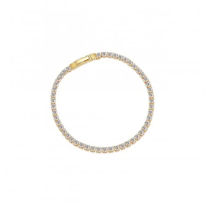 White Zirconia Ellera Grande Bracelet SJ-B2870-CZ-YG
