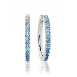 White Zirconia Ellera Grande Earrings SJ-E2869-GBL