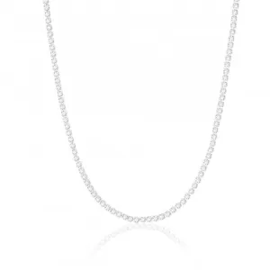 White Zirconia Ellera Grande Necklace SJ-N2872-CZ-38