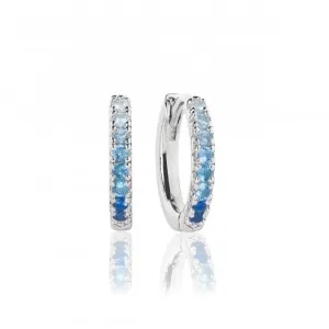 White Zirconia Ellera Medio Earrings SJ-E2859-GBL