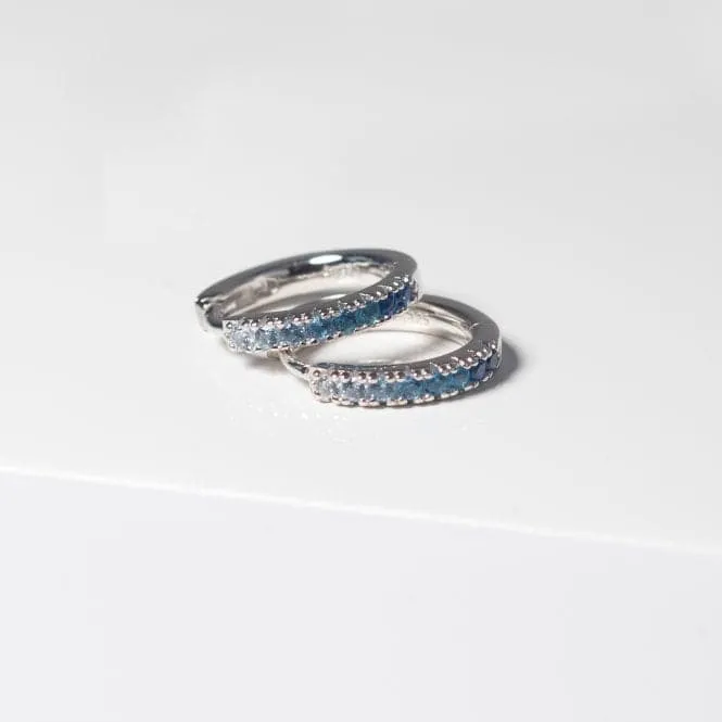 White Zirconia Ellera Medio Earrings SJ-E2859-GBL