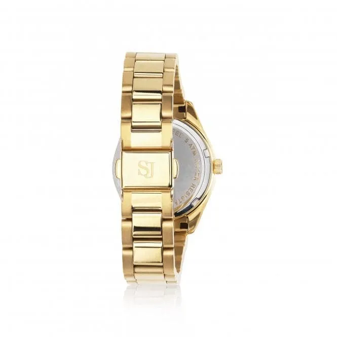 White Zirconia Joelle Watch SJ-W1042-CZ-YG