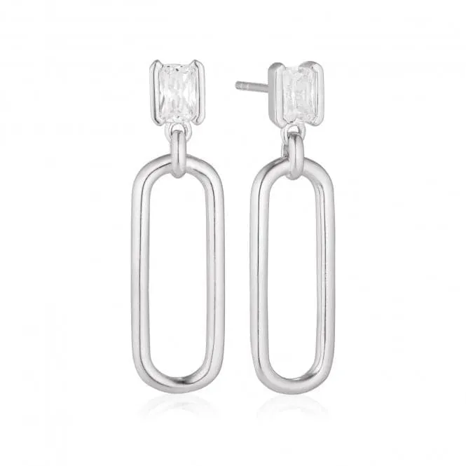 White Zirconia Roccanova Lungo Earrings SJ-E42256-CZ