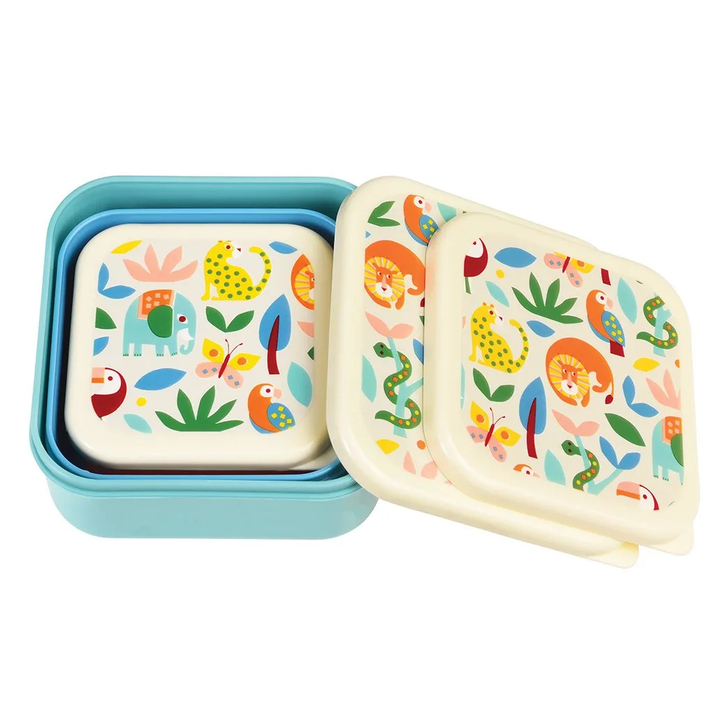 Wild Wonders Snack Boxes (set Of 3)